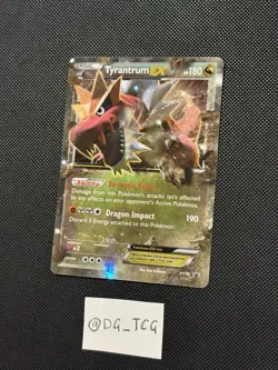 Pokemon XY Promo - Tyrantrum Ex - XY70 - Full Art Black Star Promo - NEAR MINT - Image 4