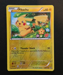 Pokemon XY Furious Fists Pikachu 27/111 Reverse Holo Common - Image 2