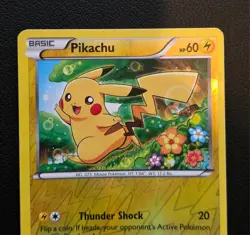 Pokemon XY Furious Fists Pikachu 27/111 Reverse Holo Common - Image 3