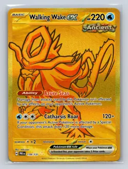 Walking Wake ex 178/131 Hyper Rare Prismatic Evolutions Pokemon NM - Image 1
