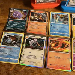 Pokemon Charizard EX Ultra Pro + Gyardos + 10 Loose Cards Holos Lot Bundle Cards - Image 3