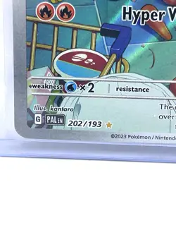 2023 Pokemon SV Paldea Evolved Crocalor Illustration Rare #202/193 - Image 3