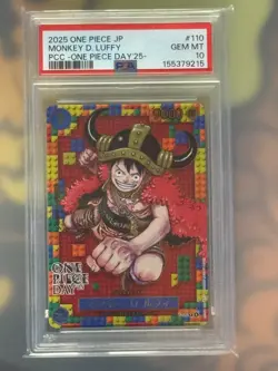 Elbaf Monkey D. Luffy & DON!! Card SET ONE PIECE DAY '25 Japanese PSA 10 Consec - Image 2