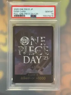 Elbaf Monkey D. Luffy & DON!! Card SET ONE PIECE DAY '25 Japanese PSA 10 Consec - Image 4