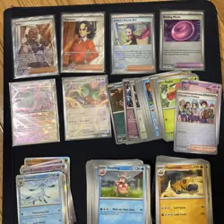 Prismatic Evolutions Bulk Lot 230+ Cards Common/Holos/Reverse Holos/Pokeball/FA - Image 1
