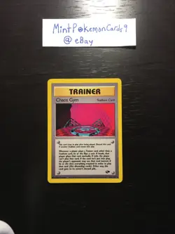 Chaos Gym - 102/132 - Non Holo Rare - Gym Heroes Pokemon Card - LP - Image 1
