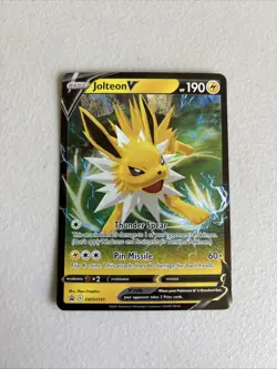 Jolteon V - SWSH151 Sword & Shield Promo Near Mint Pokemon TCG Card - NM - Image 1