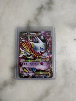 Pokemon Card Mega Gengar Ex Holo Promo Collector Chest Black Star XY #166 LP/MP - Image 1