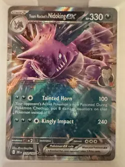 Team Rocket's Nidoking ex 119/182 SV10: Destined Rivals Double Rare Pokemon Card - Image 1