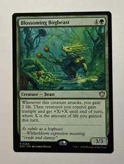 x1 Blossoming Bogbeast R MTG Commander: Secrets of Strixhaven M/NM, English - Image 1