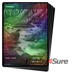 Foil Swamp (273) (full Art) X4 M/NM Magic MTG Innistrad: Crimson Vow - Image 1
