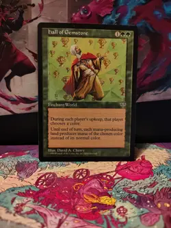 Hall of Gemstone Mirage Rare NM Vintage MTG - Image 1