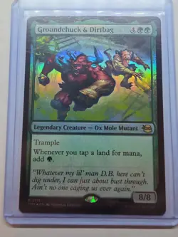 Groundchuck & Dirtbag 0115 MTG Teenage Mutant Ninja Turtles Foil Rare NM - Image 3
