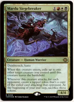 Mardu Siegebreaker FOIL 206 TDM Tarkir: Dragonstorm NM - Image 1