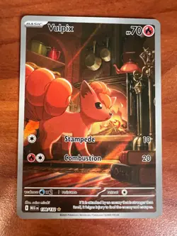 Vulpix 138/132 Mega Evolution Illustration Rare NM Pokemon TCG - Image 1