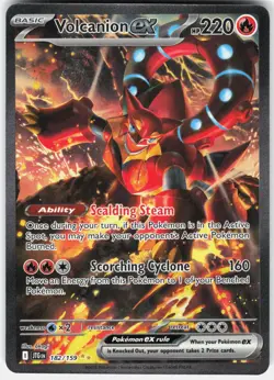 Pokemon Volcanion ex 182/159 Journey Together Pokemon NM - Image 1