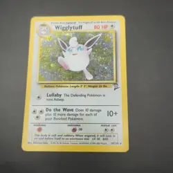 Pokemon TCG Base Set 2 Wigglytuff Holo *SWIRL* Vintage MINT - Image 5