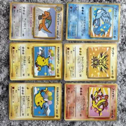 Pokemon ANA 1999 Flying Pikachu Articuno Zapdos Moltres 6-Card Promo Set Japan - Image 1