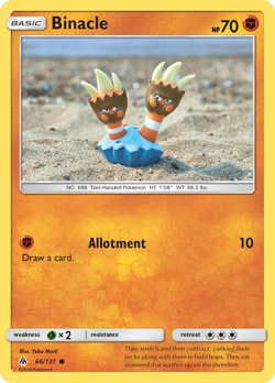 Binacle 66/131 Common | Forbidden Light | Pokemon Card - Image 1
