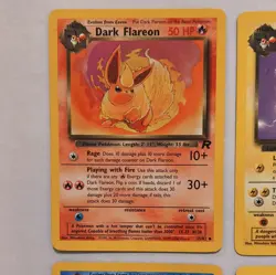 Pokemon TCG Team Rocket 4-Card Lot Dark Eeveelutions+Eevee 2000 - Image 2