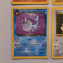 Pokemon TCG Team Rocket 4-Card Lot Dark Eeveelutions+Eevee 2000 - Image 4