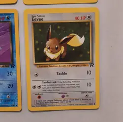 Pokemon TCG Team Rocket 4-Card Lot Dark Eeveelutions+Eevee 2000 - Image 5