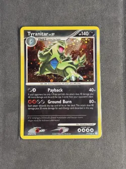 Tyranitar Pokemon 2007 Mysterious Treasures 17/123 Holo Mint - Image 3