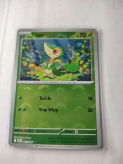 Snivy Pokeball Holo 001/086 Black Bolt NM Pokemon TCG - Image 1