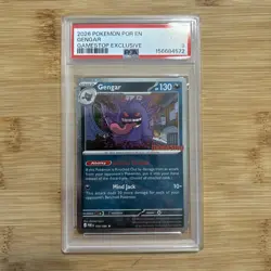 2026 POKEMON POR EN-PERFECT ORDER GAMESTOP EXCLUSIVE #050 GENGAR PSA 9 - Image 1