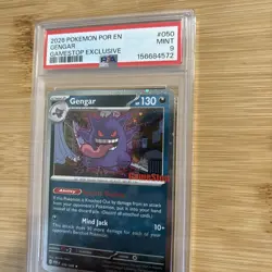 2026 POKEMON POR EN-PERFECT ORDER GAMESTOP EXCLUSIVE #050 GENGAR PSA 9 - Image 4