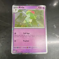 Pokemon Kirlia 059/132 Mega Evolution Cosmos Holo Common Promo NM - Image 1