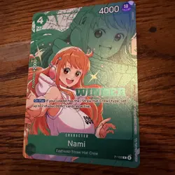 Nami P-102 Winner Promotional Card Set 2025 One Piece English - Image 3