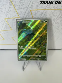 Bulbasaur - 166/165 - Pokemon 151 Illustration Rare Card NM - Image 1