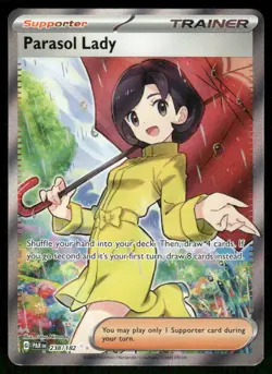 Pokemon Cards Parasol Lady 238/182 Paradox Rift Ultra Rare NM - Image 1