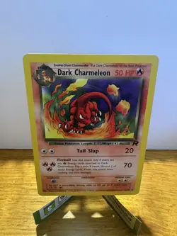 DARK CHARMELEON W Stamp 32/82 Kraft Promo Team Rocket Pokemon Card LP - Image 5