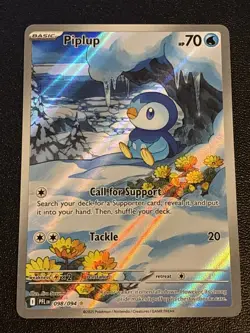 Piplup - 098/094 - Phantasmal Flames - NM - Pokemon Card - Image 1