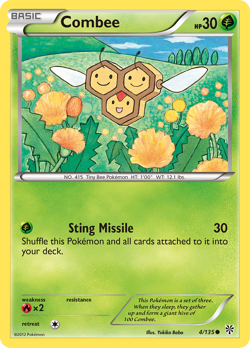 Combee 4/135 Common | Plasma Storm | Pokemon Card - Image 1