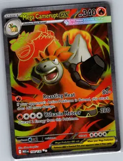 Mega Camerupt ex 156/132 ME01: Mega Evolution - Pokemon Card - NM - Image 1