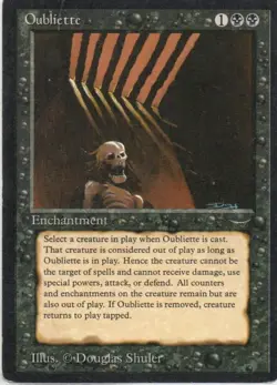 MTG: Arabian Nights: Oubliette: Moderately Played Condition - Image 1