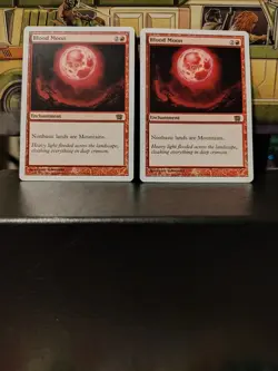 Blood Moon 8th Edition Rare NM Vintage MTG - Image 1