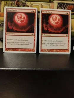 Blood Moon 8th Edition Rare NM Vintage MTG - Image 3