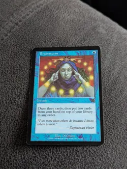 Brainstorm Mercadian Masques Regular MTG Magic The Gathering 1999 vintage - Image 1