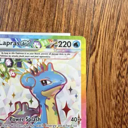 Pokemon Lapras ex SV07 Stellar Crown 158/142 Ultra Rare Full Art Holo 220HP EN - Image 3