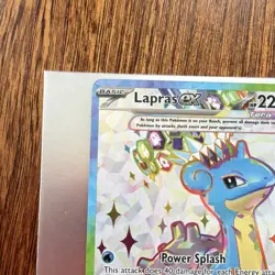 Pokemon Lapras ex SV07 Stellar Crown 158/142 Ultra Rare Full Art Holo 220HP EN - Image 4