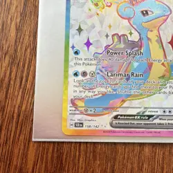 Pokemon Lapras ex SV07 Stellar Crown 158/142 Ultra Rare Full Art Holo 220HP EN - Image 5