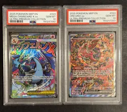Pokemon MEGA CHARIZARD X ex 023 & ORICORIO ex 024 Promo Sequential PSA 10 🔥 - Image 1