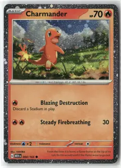 Charmander 004/165 Holo Promo Miscellaneous Cards & Products Pokemon Near Mint - Image 1