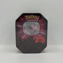 Pokemon SV Destined Rivals Team Rocket's Tins Nidoking New Sealed - Image 1