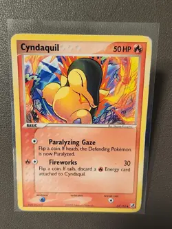 Pokemon TCG Cyndaquil EX Unseen Forces 54/115 Regular Common MP - Image 1