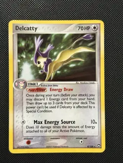 Pokemon Ex Power Keepers - Delcatty - 8/108 - Holo Rare - NM - Image 2
